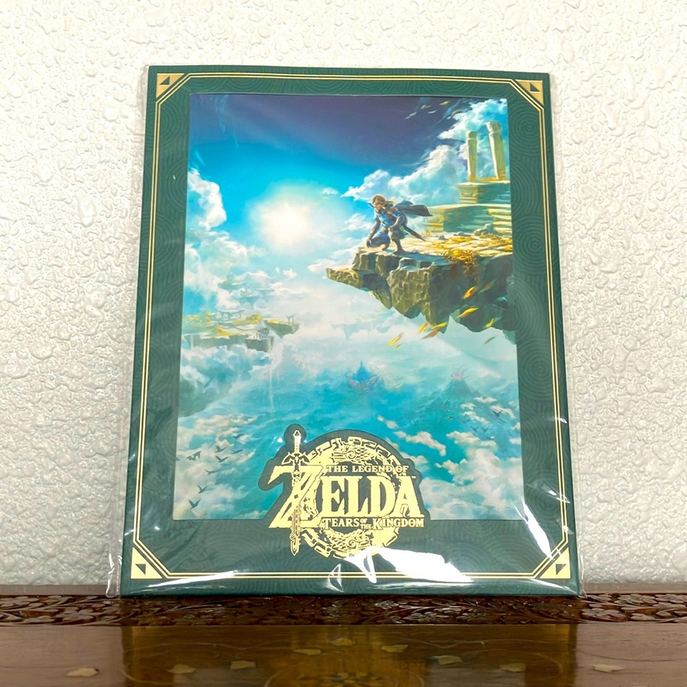 Legend of Zelda Tears of the Kingdom Limited Edition Pre-Order Promo Print